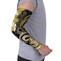 Polynesia Paisley Arm Sleeves Mix Gold Polynesian Pattern - Polynesian Pride