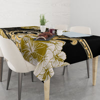 Polynesia Paisley Tablecloth Mix Gold Polynesian Pattern
