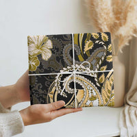 Polynesia Paisley Wrapping Paper Mix Gold Polynesian Pattern - Polynesian Pride