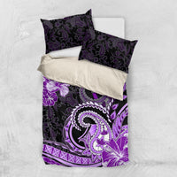 Polynesia Paisley Bedding Set Mix Purple Polynesian Pattern
