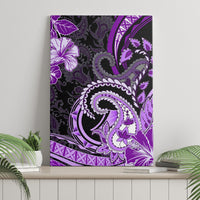 Polynesia Paisley Canvas Wall Art Mix Purple Polynesian Pattern