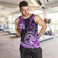 Polynesia Paisley Men Tank Top Mix Purple Polynesian Pattern LT05 Purple - Polynesian Pride