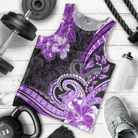Polynesia Paisley Men Tank Top Mix Purple Polynesian Pattern LT05 - Polynesian Pride