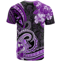 Polynesia Paisley T Shirt Mix Purple Polynesian Pattern LT05 - Polynesian Pride
