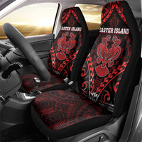 Easter Island Car Seat Cover Polynesian Pattern Emblem