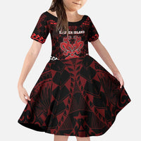 Personalised Easter Island Family Matching Puletasi and Hawaiian Shirt Polynesian Pattern Emblem