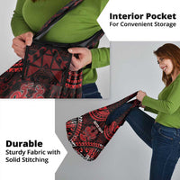 Easter Island Grocery Bag Polynesian Pattern Emblem