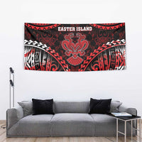 Easter Island Tapestry Polynesian Pattern Emblem