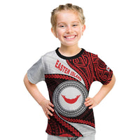 Easter Island Kid T Shirt Moai Statues Polynesian Style