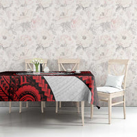 Easter Island Tablecloth Moai Statues Polynesian Style