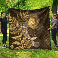 New Zealand Matariki Quilt Maori Koru With Humpback Whale Gold
