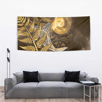 New Zealand Matariki Tapestry Maori Koru With Humpback Whale Gold