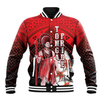 The First King Of Tonga Baseball Jacket Tongan Pride