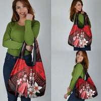 The First King Of Tonga Grocery Bag Tongan Pride