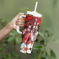 The First King Of Tonga Tumbler With Handle Tongan Pride