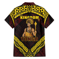 Tonga First King Family Matching Long Sleeve Bodycon Dress and Hawaiian Shirt Ahoeitu Know Your Roots LT05 - Polynesian Pride