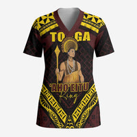 Tonga First King Scrub Top Ahoeitu Know Your Roots - Polynesian Pride