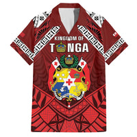 Tonga Emancipation Day Family Matching Off The Shoulder Long Sleeve Dress and Hawaiian Shirt Tongan Kupesi Pattern