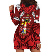 Tonga Emancipation Day Hoodie Dress Tongan Kupesi Pattern