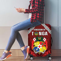Tonga Emancipation Day Luggage Cover Tongan Kupesi Pattern