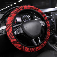 Tonga Emancipation Day Steering Wheel Cover Tongan Kupesi Pattern