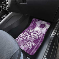Tonga Kupesi Ngatu Car Mats Vintage Purple Plumeria