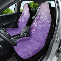 Lupus Awareness Month Car Seat Cover Polynesian Style