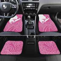 New Zealand Nurse Car Mats Maori Koru Pink Version
