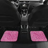 New Zealand Nurse Car Mats Maori Koru Pink Version