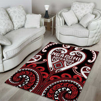 Aotearoa Ngapuhi Area Rug Maori Tribal Pattern