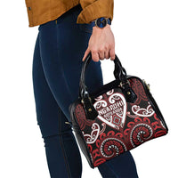 Aotearoa Ngapuhi Shoulder Handbag Maori Tribal Pattern