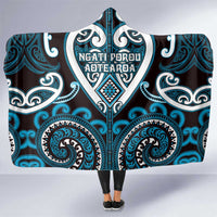 Aotearoa Ngati Porou Hooded Blanket Maori Tribal Pattern