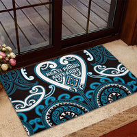 Aotearoa Ngati Porou Rubber Doormat Maori Tribal Pattern