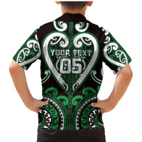 Custom Aotearoa Ngai Tahu Family Matching Mermaid Dress and Hawaiian Shirt Maori Tribal Pattern