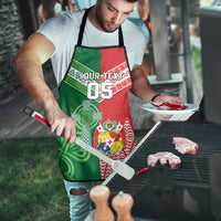 Tonga Ireland Rugby Custom Apron Ikale Tahi With Shamrocks Together
