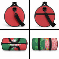 Tonga Ireland Rugby Custom Duffle Bag Ikale Tahi With Shamrocks Together
