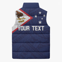 Personalized American Samoa And Samoa Sleeveless Puffer Jacket Together We Grow