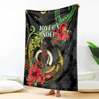 Love Vanuatu Christmas Blanket God Yumi Polynesian Tribal Pattern