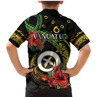 Love Vanuatu Christmas Family Matching Mermaid Dress and Hawaiian Shirt God Yumi Polynesian Tribal Pattern LT05 - Polynesian Pride