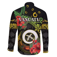 Love Vanuatu Christmas Family Matching Off Shoulder Short Dress and Hawaiian Shirt God Yumi Polynesian Tribal Pattern LT05 - Polynesian Pride