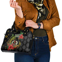 Love Vanuatu Christmas Shoulder Handbag God Yumi Polynesian Tribal Pattern