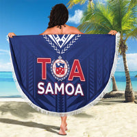 Super Toa Samoa Rugby Beach Blanket Warrior Spirit LT05