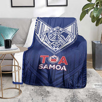Super Toa Samoa Rugby Blanket Warrior Spirit LT05