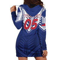 Super Toa Samoa Rugby Custom Hoodie Dress Warrior Spirit LT05