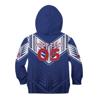 Super Toa Samoa Rugby Custom Kid Hoodie Warrior Spirit LT05
