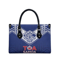 Super Toa Samoa Rugby Leather Bag Warrior Spirit LT05