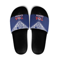 Super Toa Samoa Rugby Slide Sandals Warrior Spirit LT05