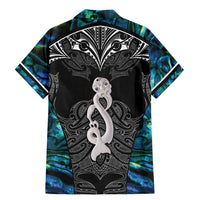 New Zealand Aotearoa Family Matching Mermaid Dress and Hawaiian Shirt Maori Taniwha Paua Shell