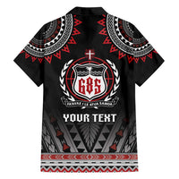 Personalised Samoa Black Saturday Family Matching Tank Maxi Dress and Hawaiian Shirt Samoa For Samoans