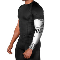 Custom New Zealand Football Arm Sleeves Aotearoa Pride - Polynesian Pride